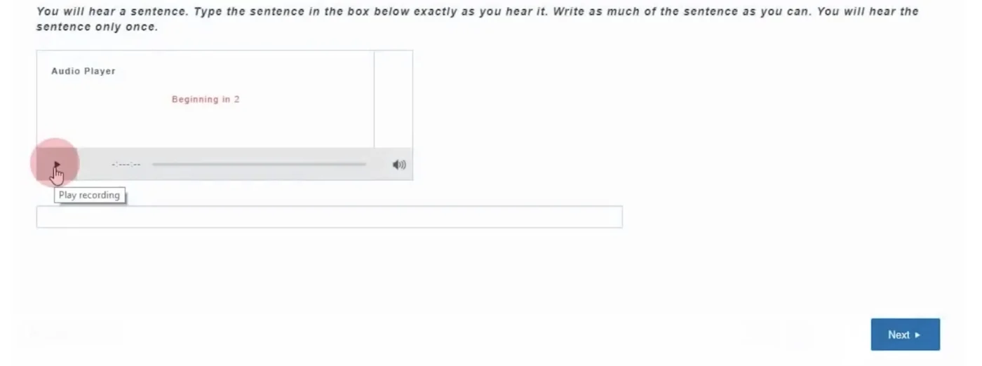 WFD question format